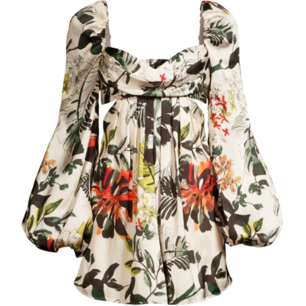 Katie May The Romantic Floral OpenBack Minidress
